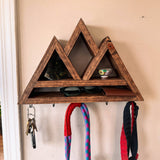 Diamond Shelf | Key Organizer and Coat Hanger