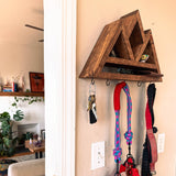 Diamond Shelf | Key Organizer and Coat Hanger