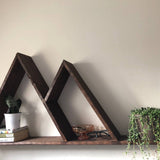Minimal Double Peak Mountain Shelf