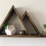 Minimal Double Peak Mountain Shelf