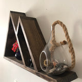 Minimal Double Peak Mountain Shelf