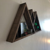 Floating Triple Peak Mountain Shelf