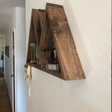 Floating Triple Peak Mountain Shelf