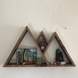 Floating Triple Peak Mountain Shelf