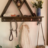 32" Rustic Mountain Coat Rack