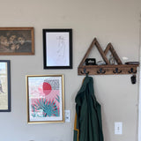 18" Mountain Coat Hanger and Mail Storage