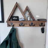 18" Mountain Coat Hanger and Mail Storage