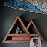 Double Peak Coat Hanger and Mail Storage | Entryway Storage